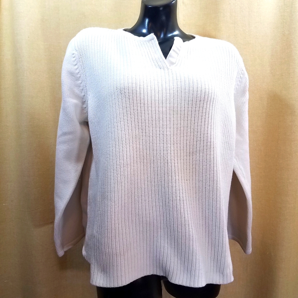 Crazy Horse Ribbed Knit Boxy Sweater